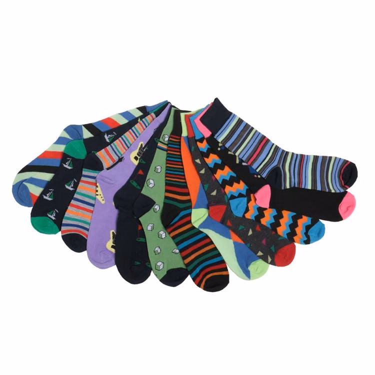 Men's Dress Socks - Patterned Size 10-13