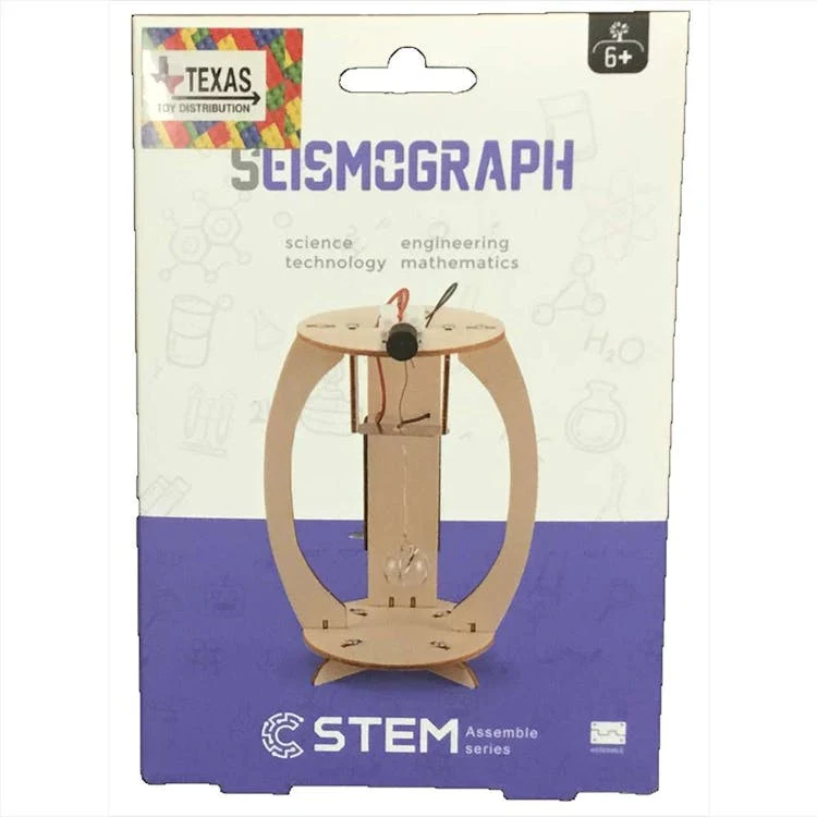 Wooden Seismograph STEM Construction Kits 1