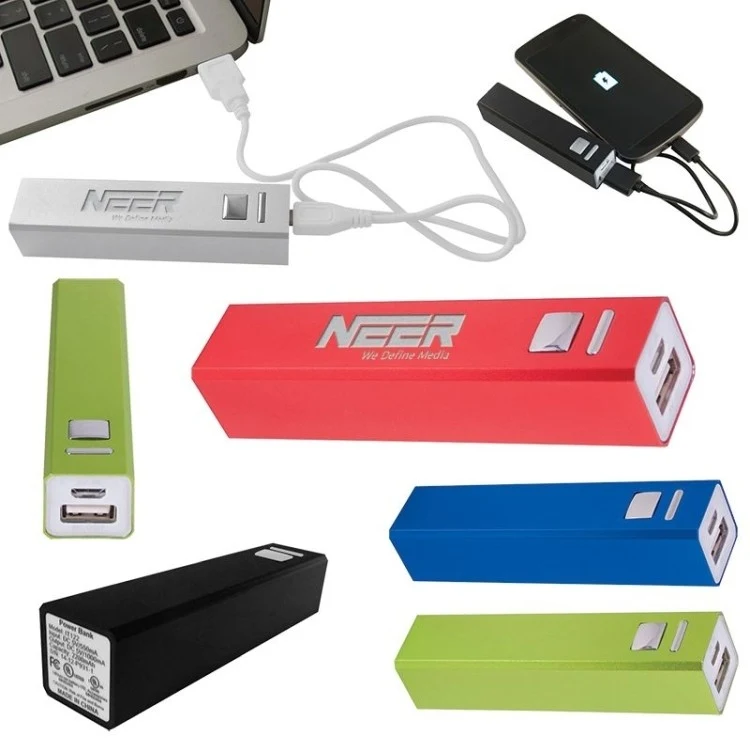 Aluminium 2200 mAH Portable Power Bank Charger 1