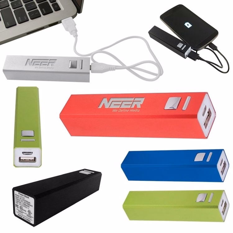 Aluminium 2200 mAH Portable Power Bank Charger