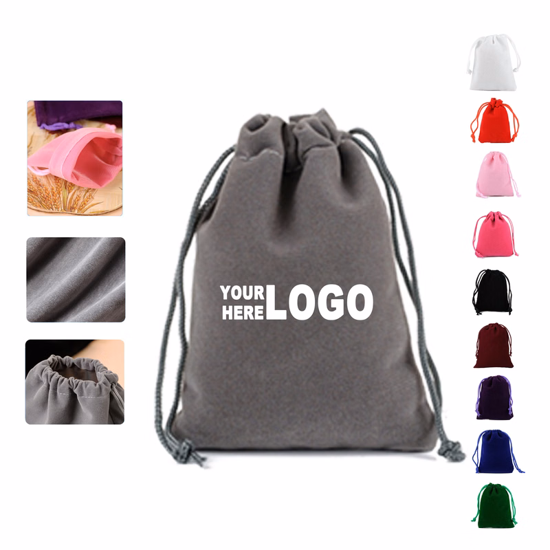 Velvet Drawstring Pouch Gift Bag