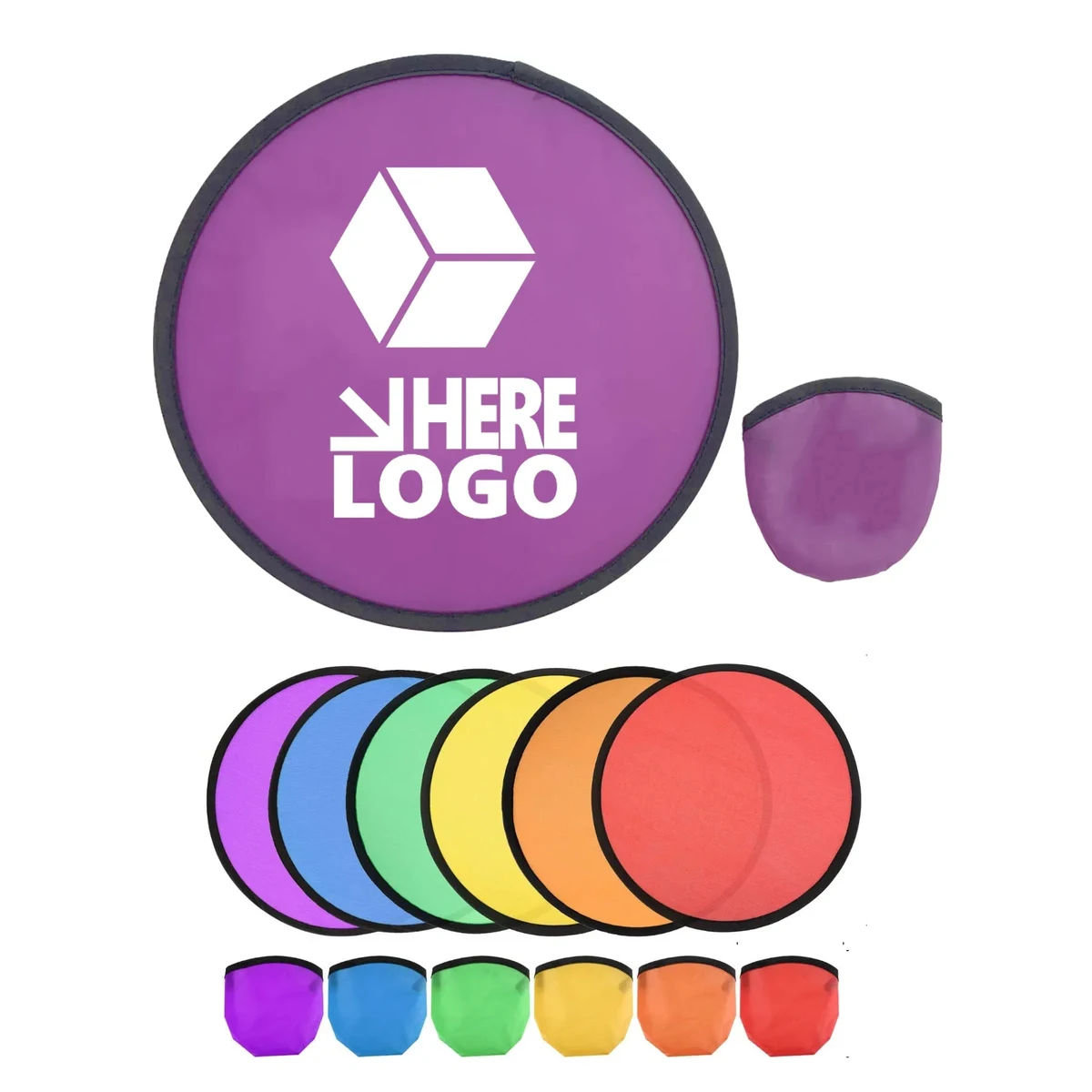 Polyester Flying Disc w/ Pouch 1