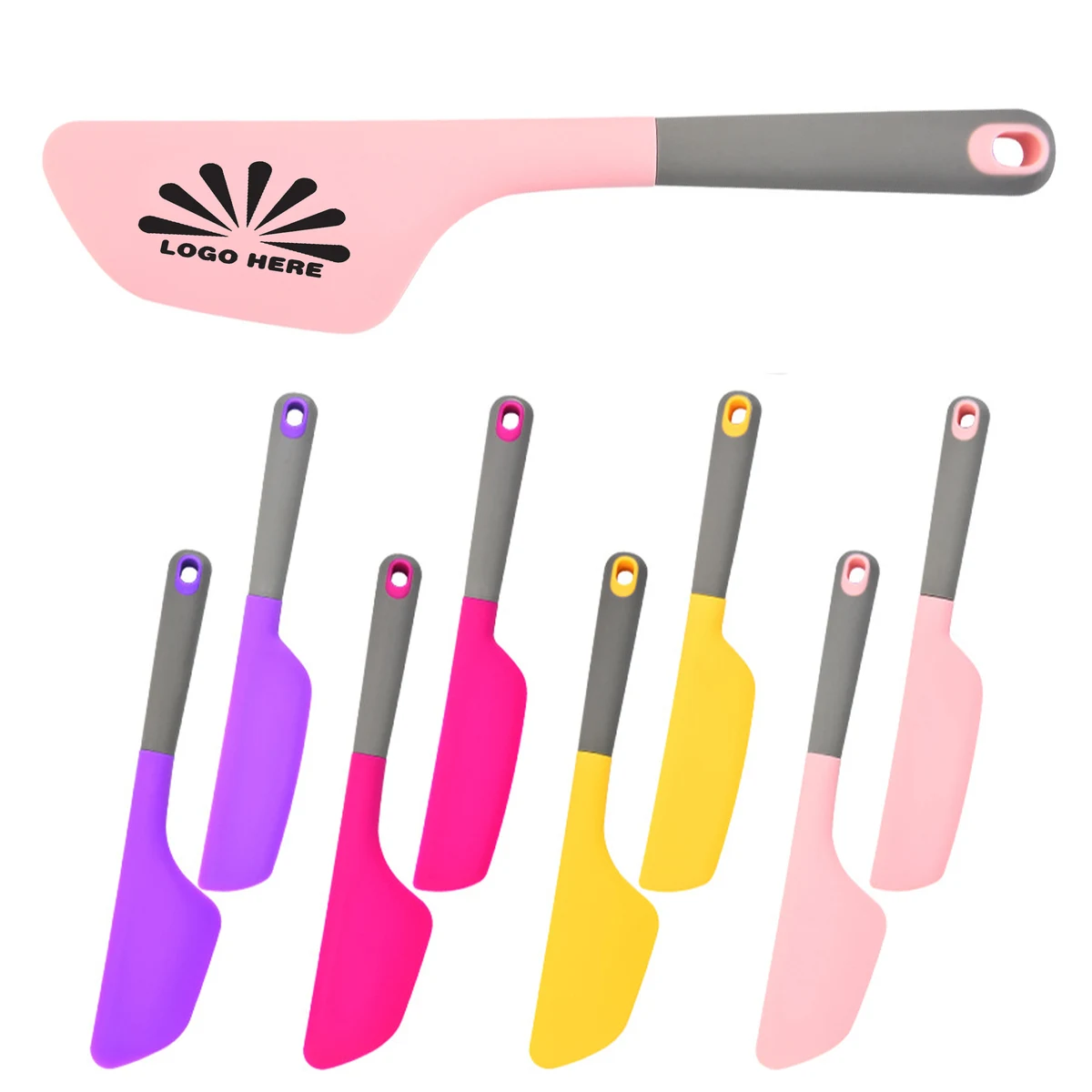 Customizable Silicone Cake Decorating Spatula for Precision Baking 1