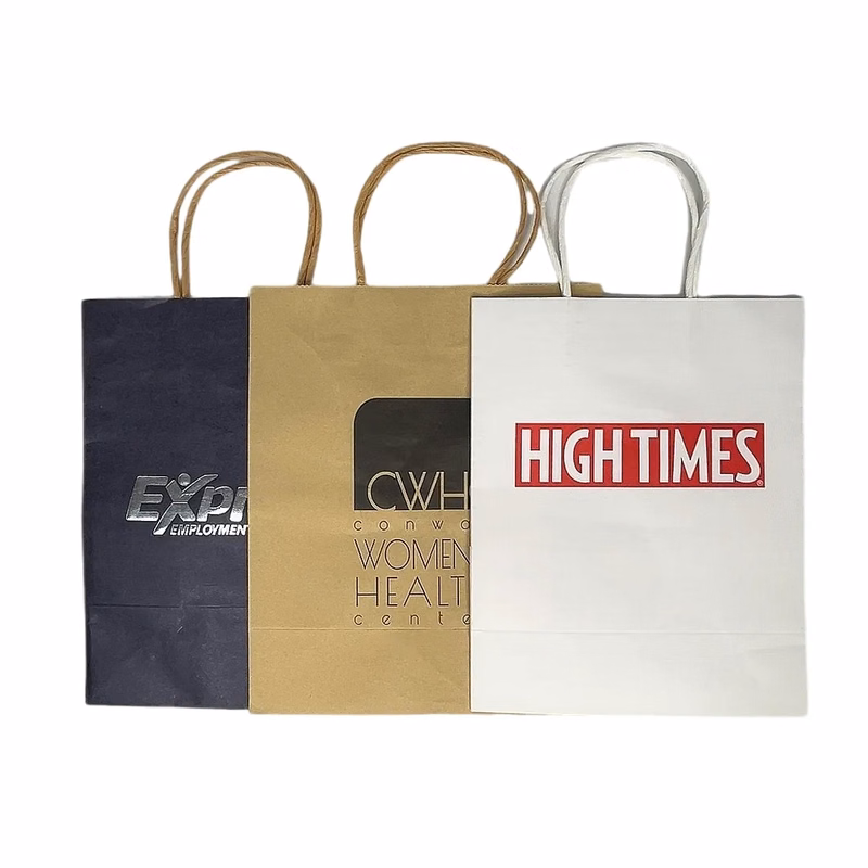 Custom Size And Log Paper Bag