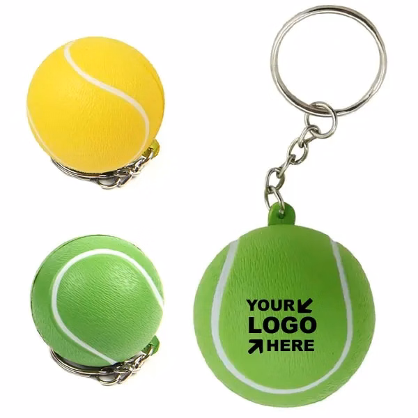 Tennis Stress Ball Key Chain