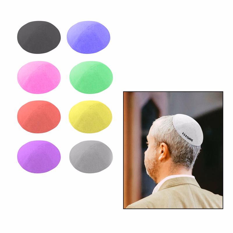 100% Linen Yarmulke