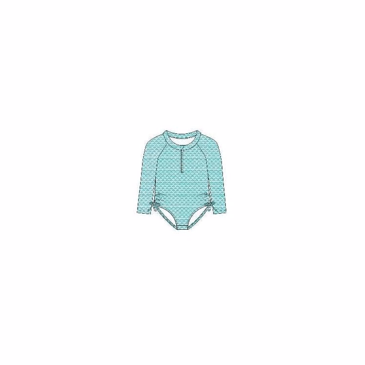 Girls Rashguard Swimsuits Size 4-6X