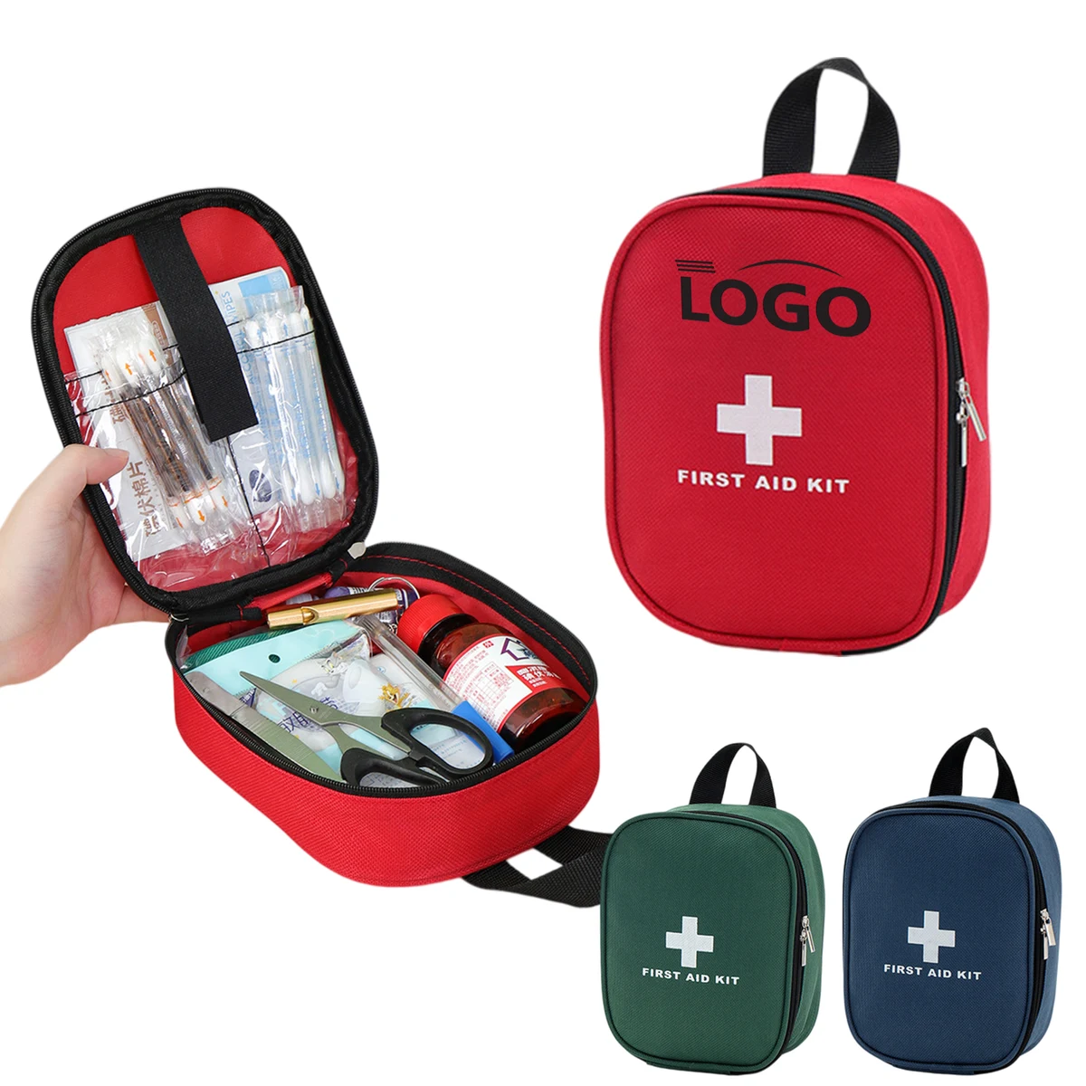 Empty Travel Mini First Aid Pouch 1