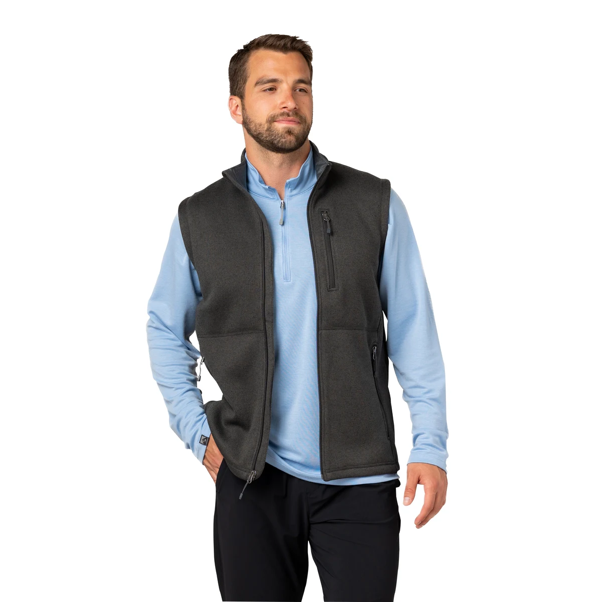 Storm Creek Men's Overachiever Sweaterfleece Vest 1