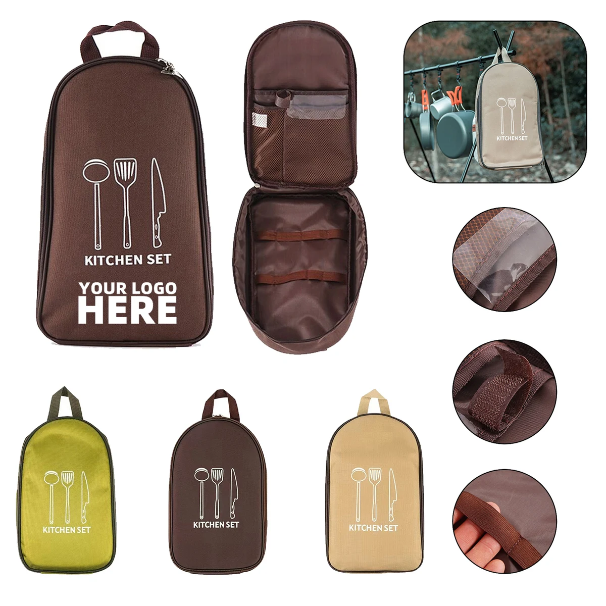 Camping Cooking Utensils Storage Bag 1