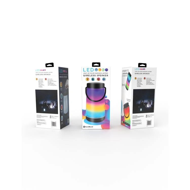 Lantern Wireless Speaker - RGB Lighting Black 1