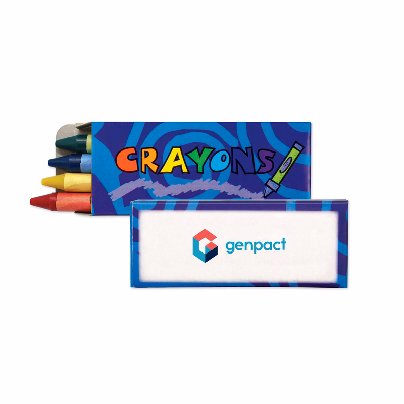 CRAYONS - 4-Pack Box of Children's Crayons