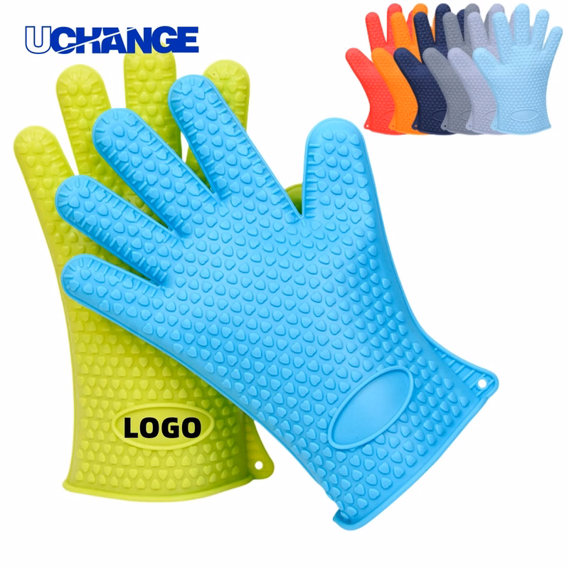 Silicone Heat Insulated Gloves for Cooking Tasks