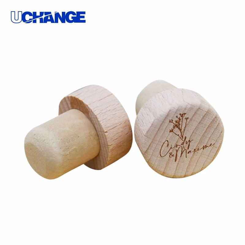 Natural Wood Wine Stopper Cork for Bottles