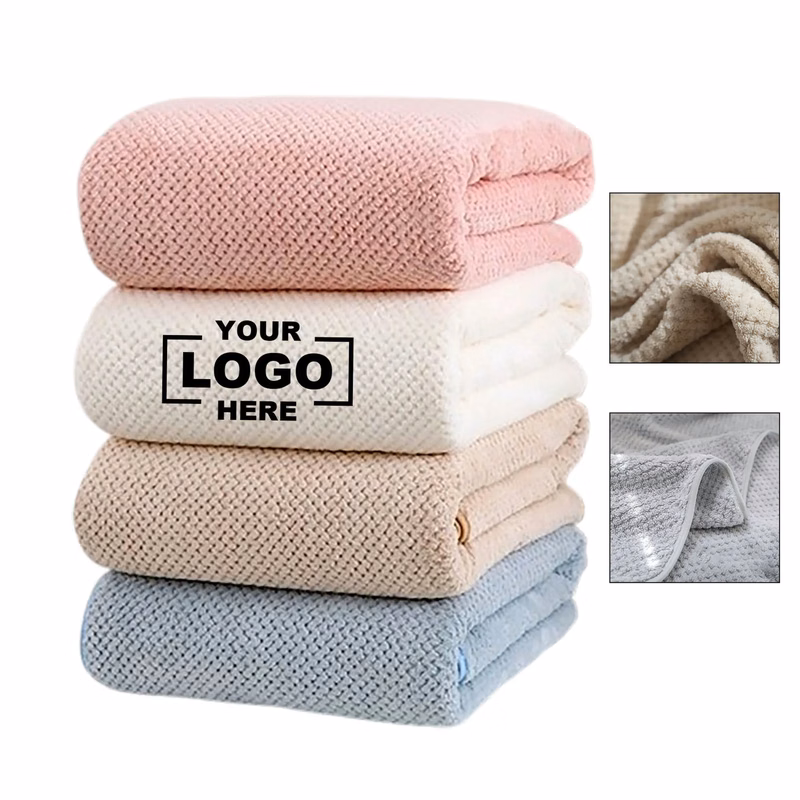 14.5*29.5Inch Coral Fleece Thickened Absorbent Towel