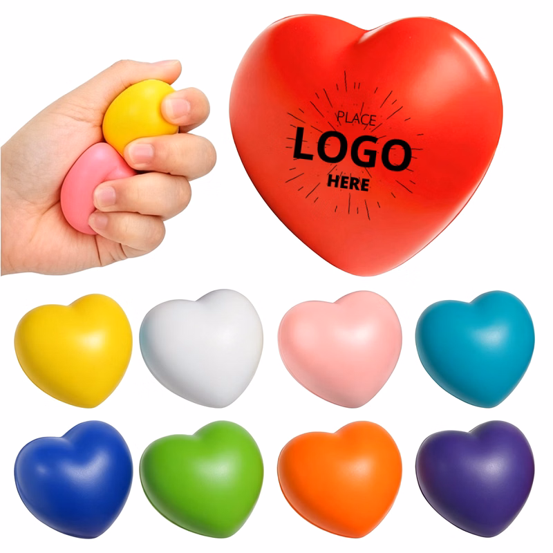 Heart Stress Reliever Hand Therapy Stress Balls for Relaxation and Focus