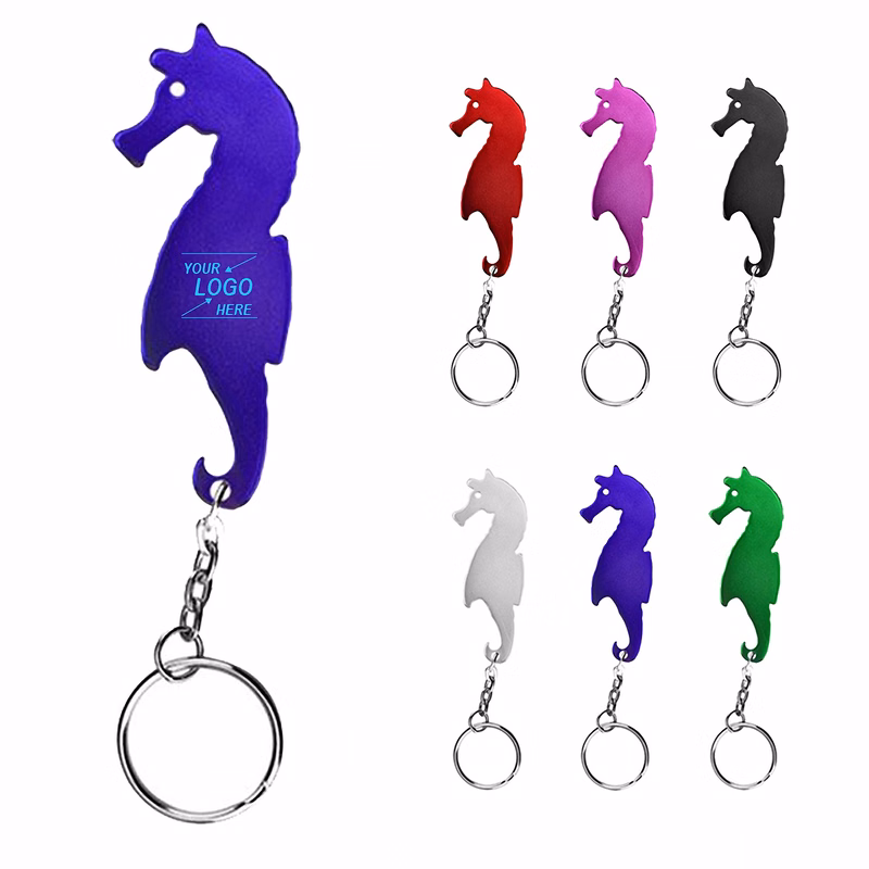 Seahorse Bottle Opener Keychain