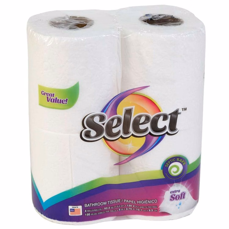 Bathroom Tissues - 4 Pack