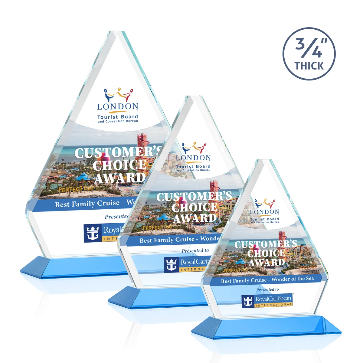 Fyreside VividPrint™ Award - Sky Blue 1