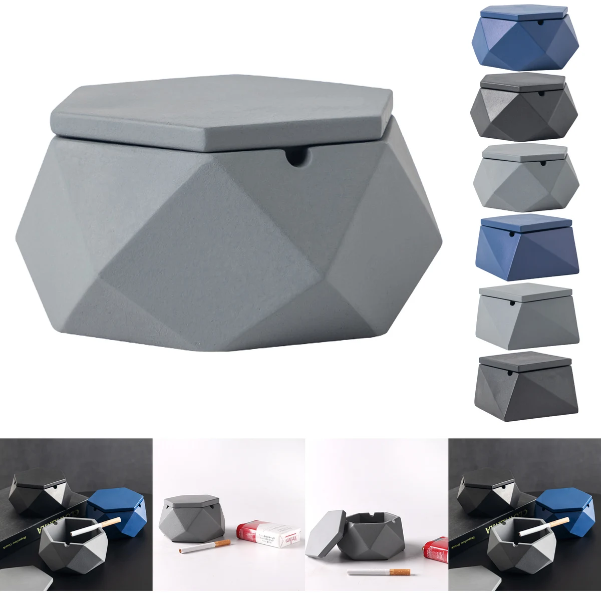 Ashtray with Lid 1