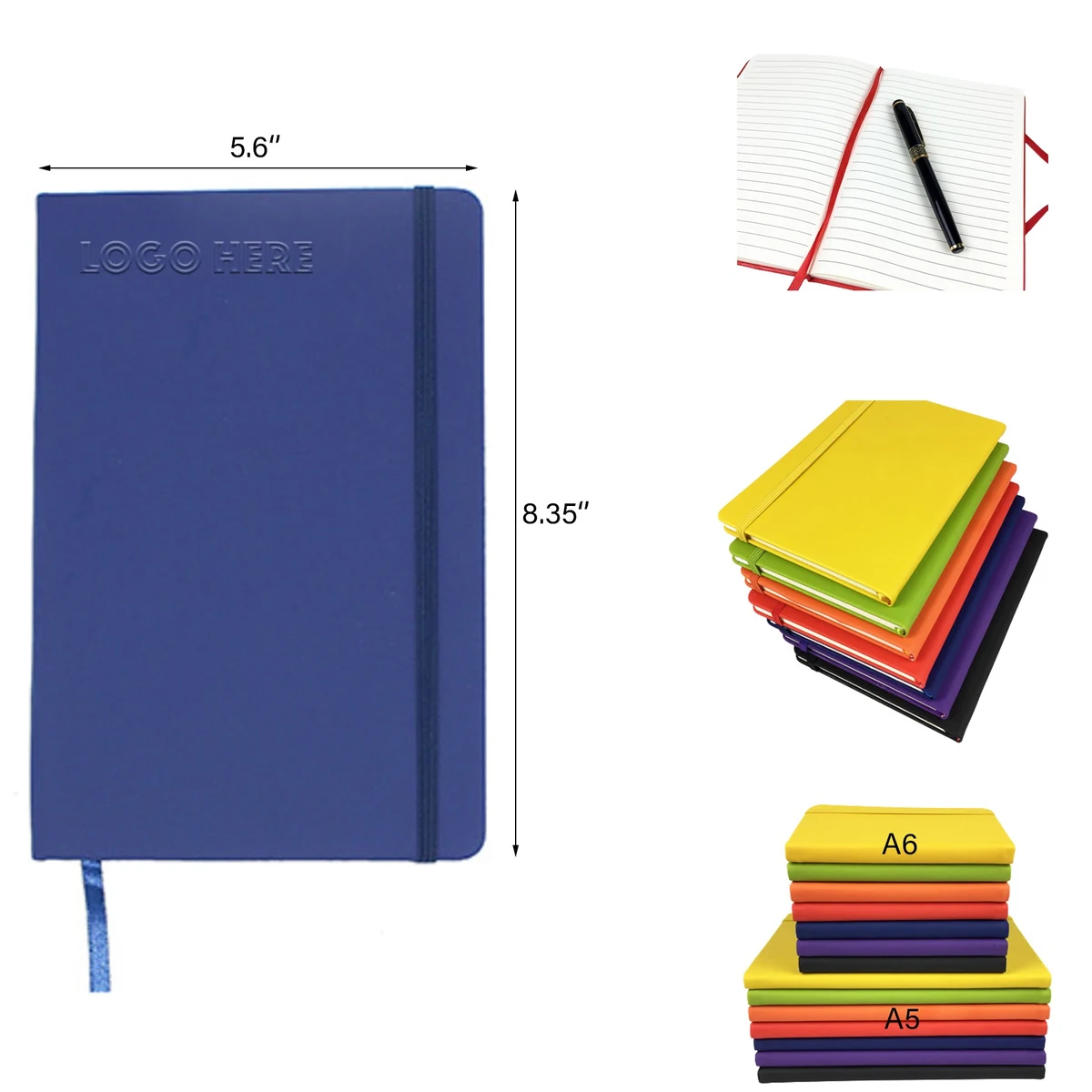 A5 Hard PU Leather Notebook 1