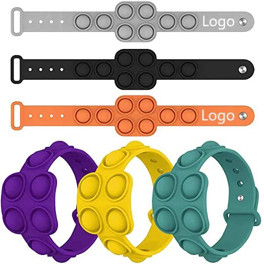 Decompression Silicone Toy Bracelet / Adjustable Buckle 1