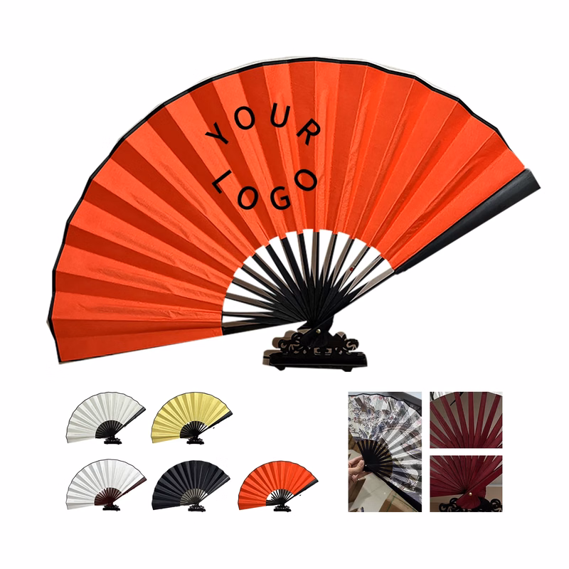 Bamboo Silk Fan
