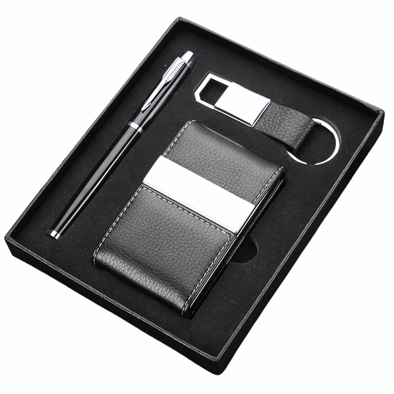 Elegant Business Gift Set - Keychain