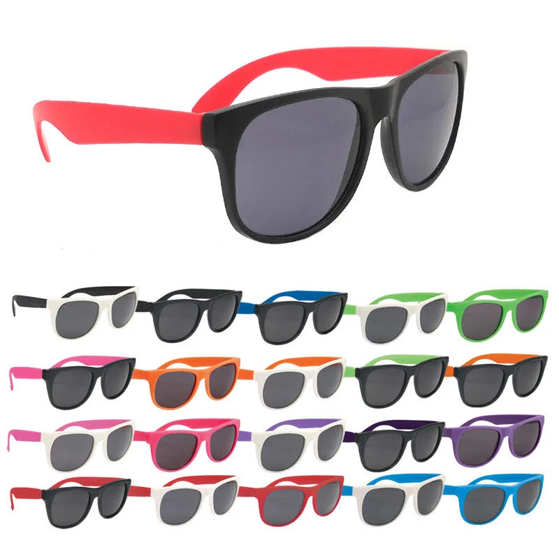 Two-Tone Rubberized Sunglasses 1