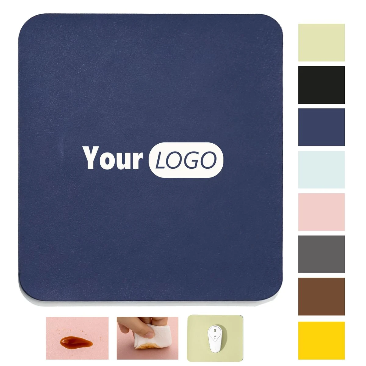 Customizable Leather Mouse Pad 1