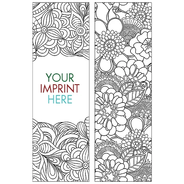COLORING BOOKMARK - Nature Bookmark 1