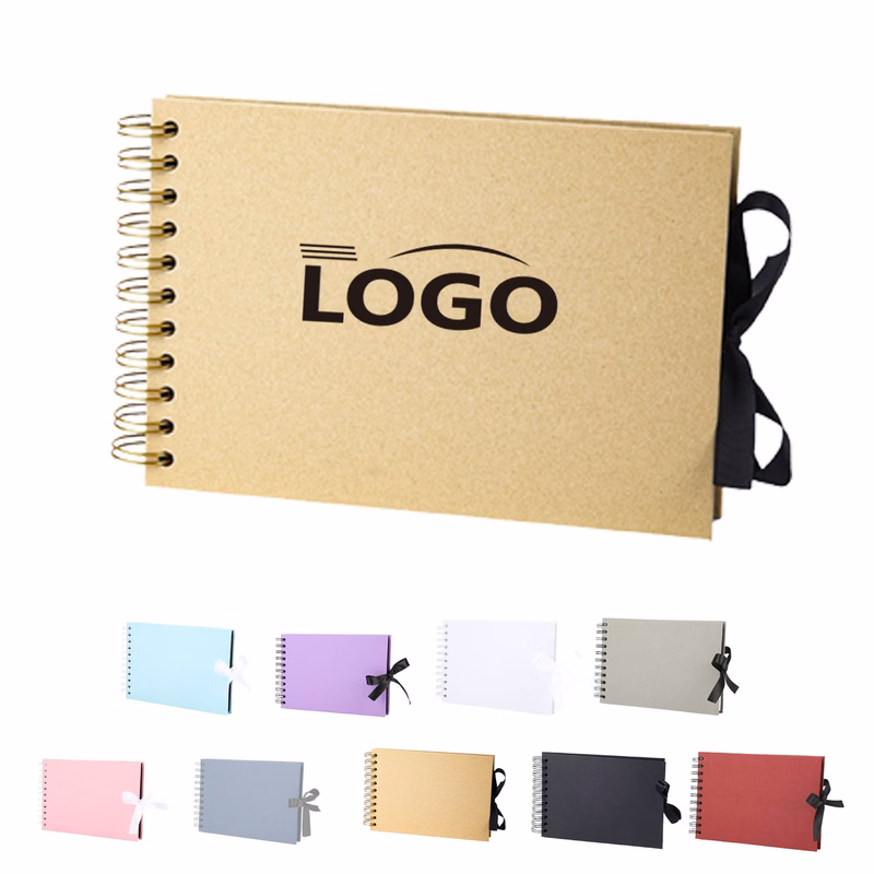 MOQ 20 A5 Spiral Polaroid Album With Bow