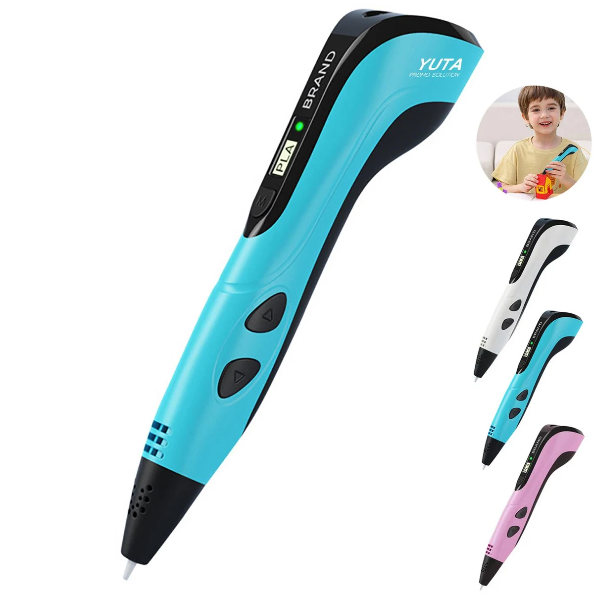 Rechargeable 3D Printing Pen W/ Lcd Display 1