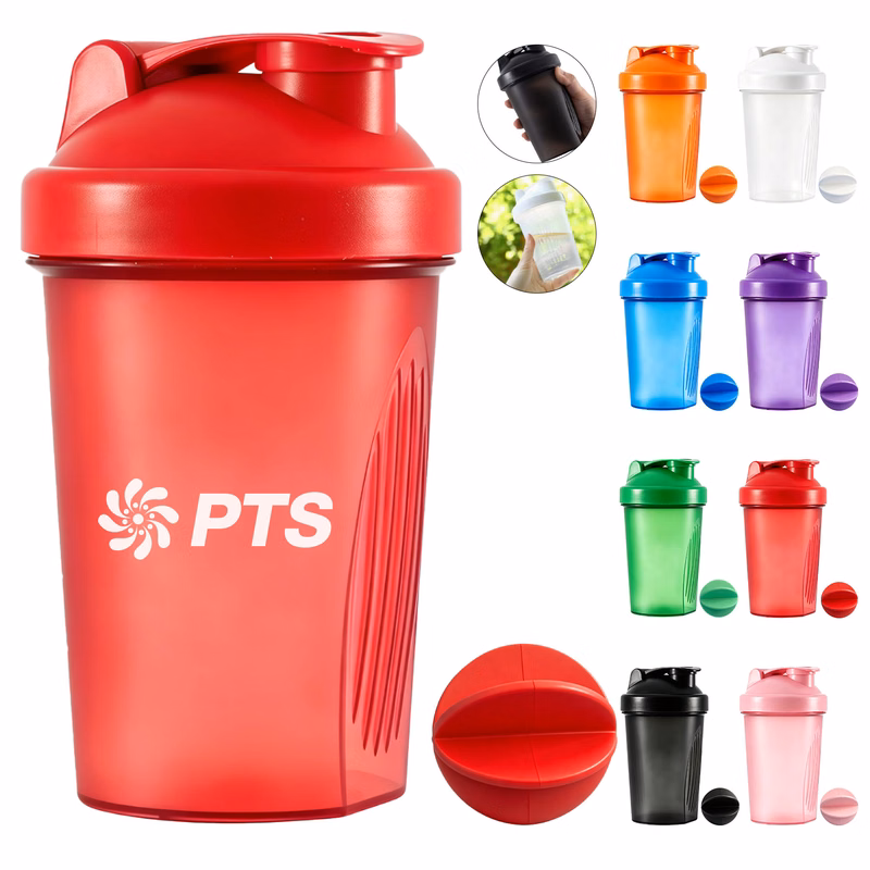 400ml Plastic Shaker Bottle With Mixer