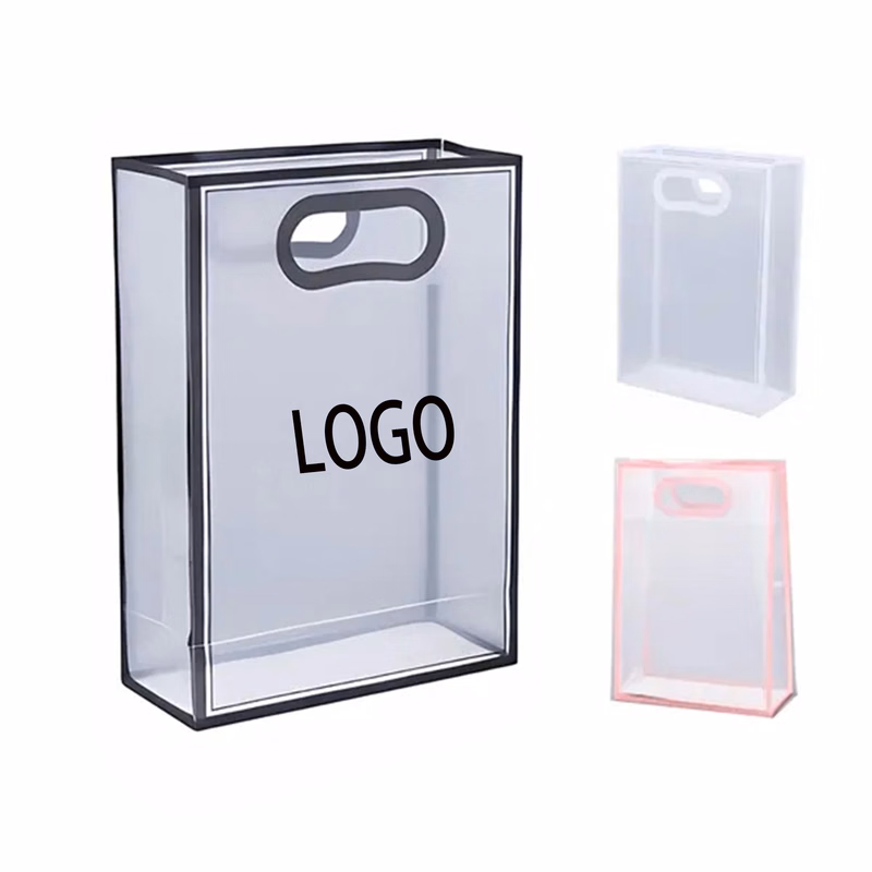 Thickened PVC Transparent Frosted Tote Bag