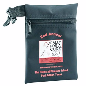 70D Nylon Zippered Golf/ Accessory Bag