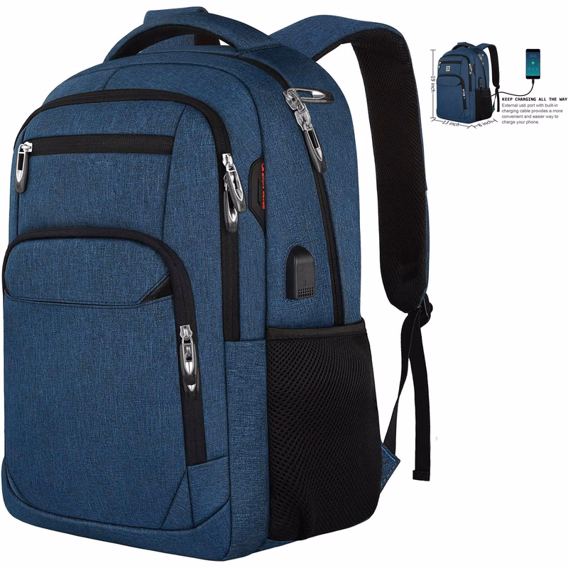 Water Resistant College School Computer Bag