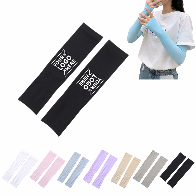 UV Sun Protection Ice Silk Cooling Sleeves Arm Sleeves