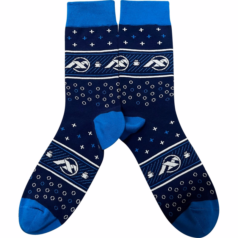Bamtton™ Premium Custom Jacquard design Dress socks