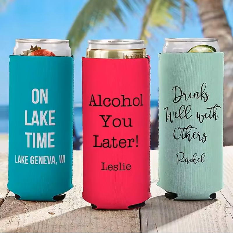 12oz. Slim Neoprene Seltzer Can Coolie (1 color)