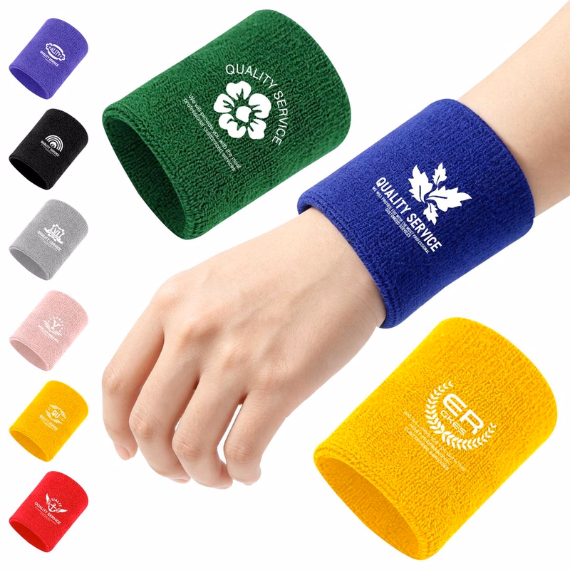Towel Fabric Fitness Sweat-Absorbing Wristband