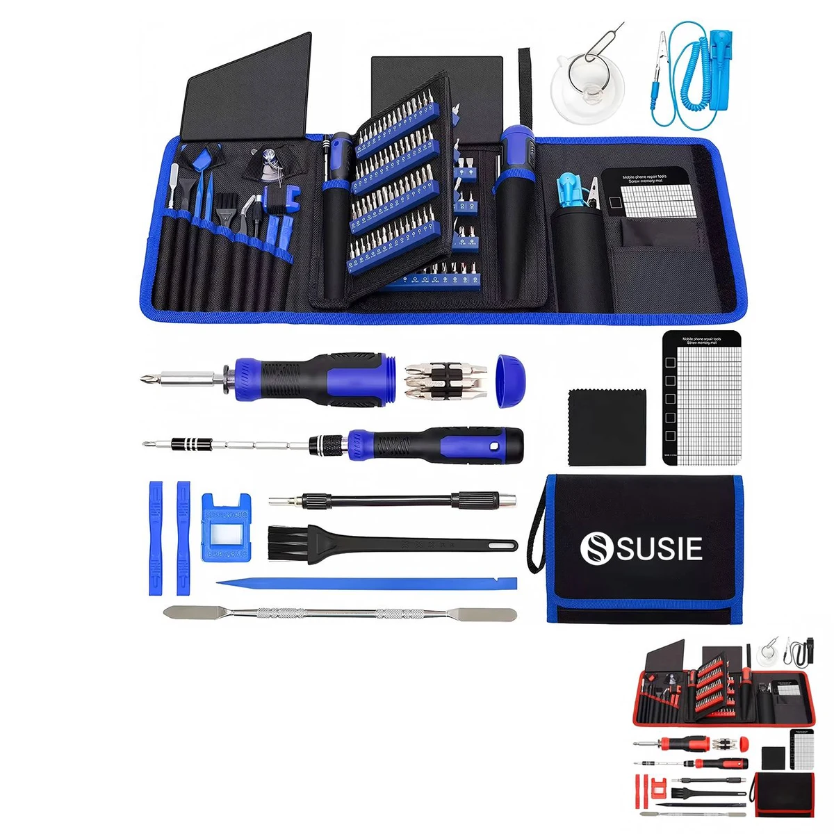 Precision Screwdriver Kit with Multiple Bits for Repair 1