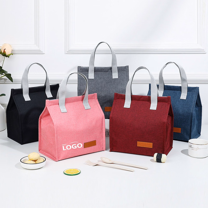 Lunch Bag Oxford Cloth Aluminum Foil Capacity Insulated