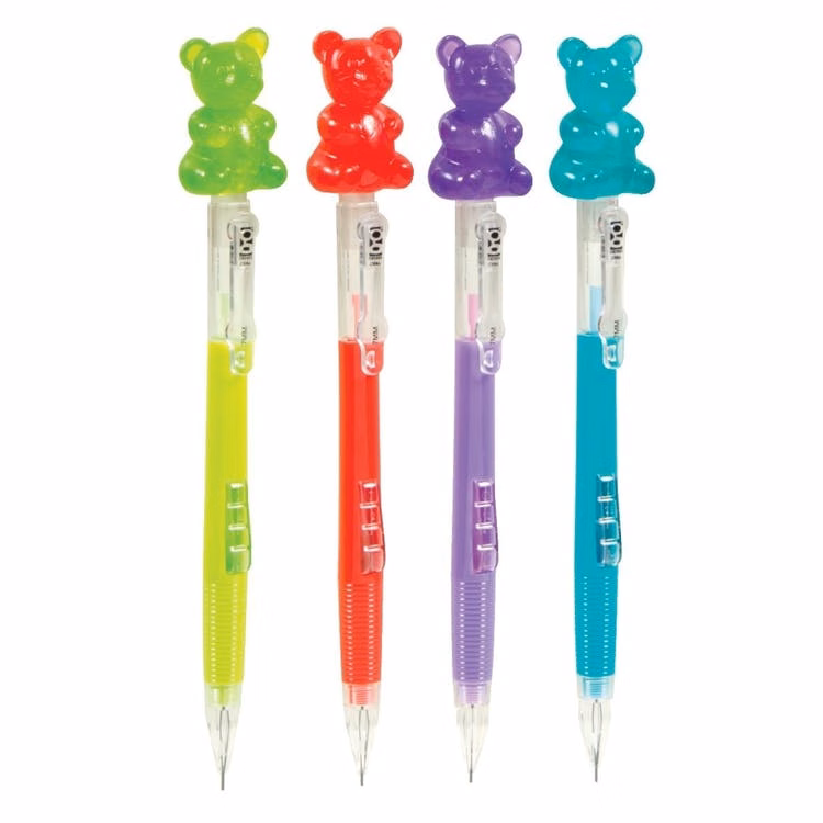 Gummy Bear Topper Mechanical Pencils - 0.7mm Lead Assorted Scents