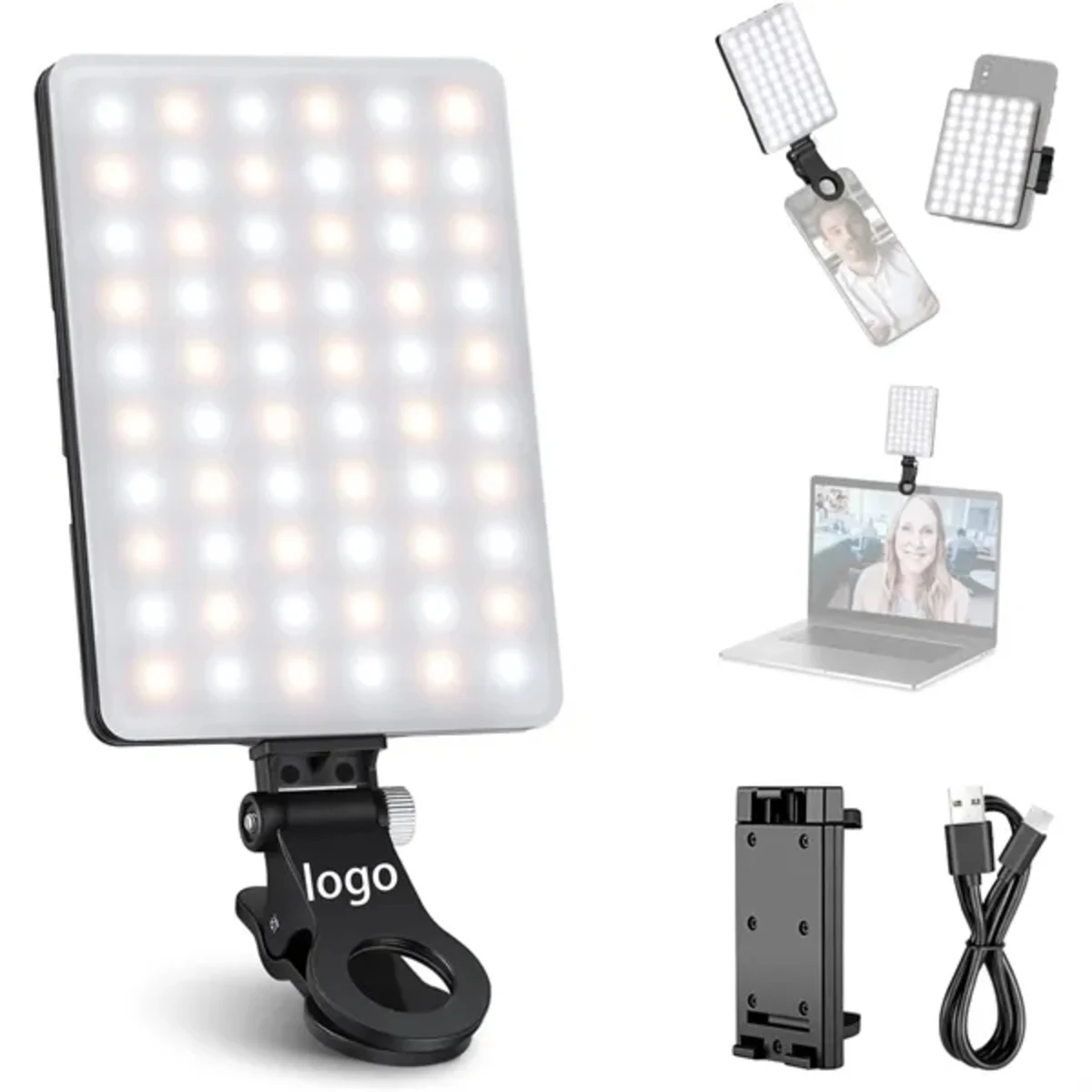 Selfie Light with Front & Back Phone Clip
1