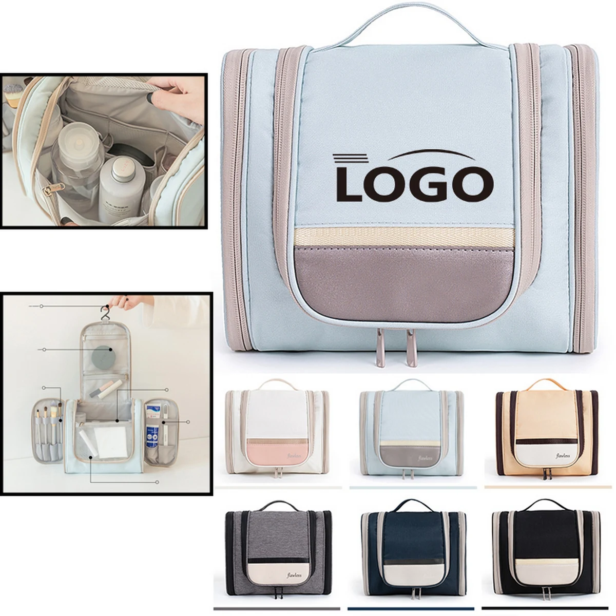 Portable Toiletry And Makeup Storage Bag 1