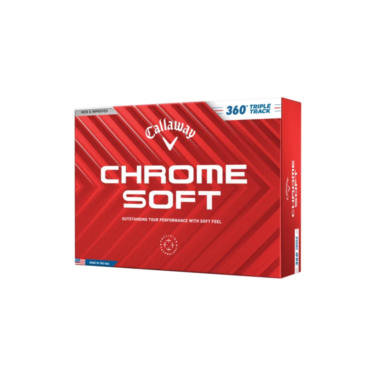 Callaway Chrome Soft 360 Triple Track Golf Balls - White 1