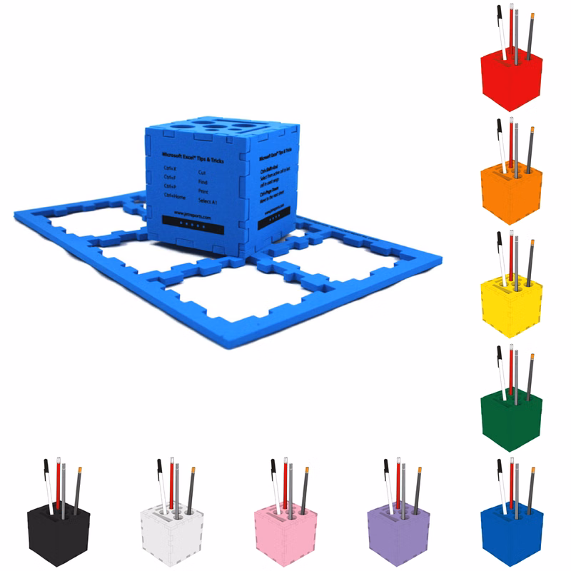 3" Puzzle Cube Organizer