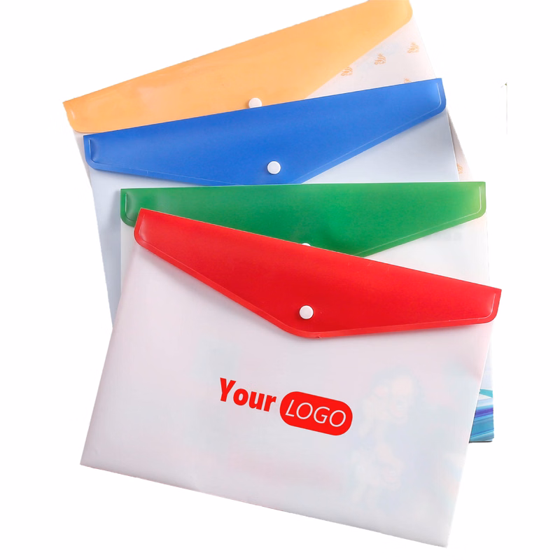 Pp Reliable Waterproof A4 Plastic Document Folder For Bulk Needs (Moq 50)