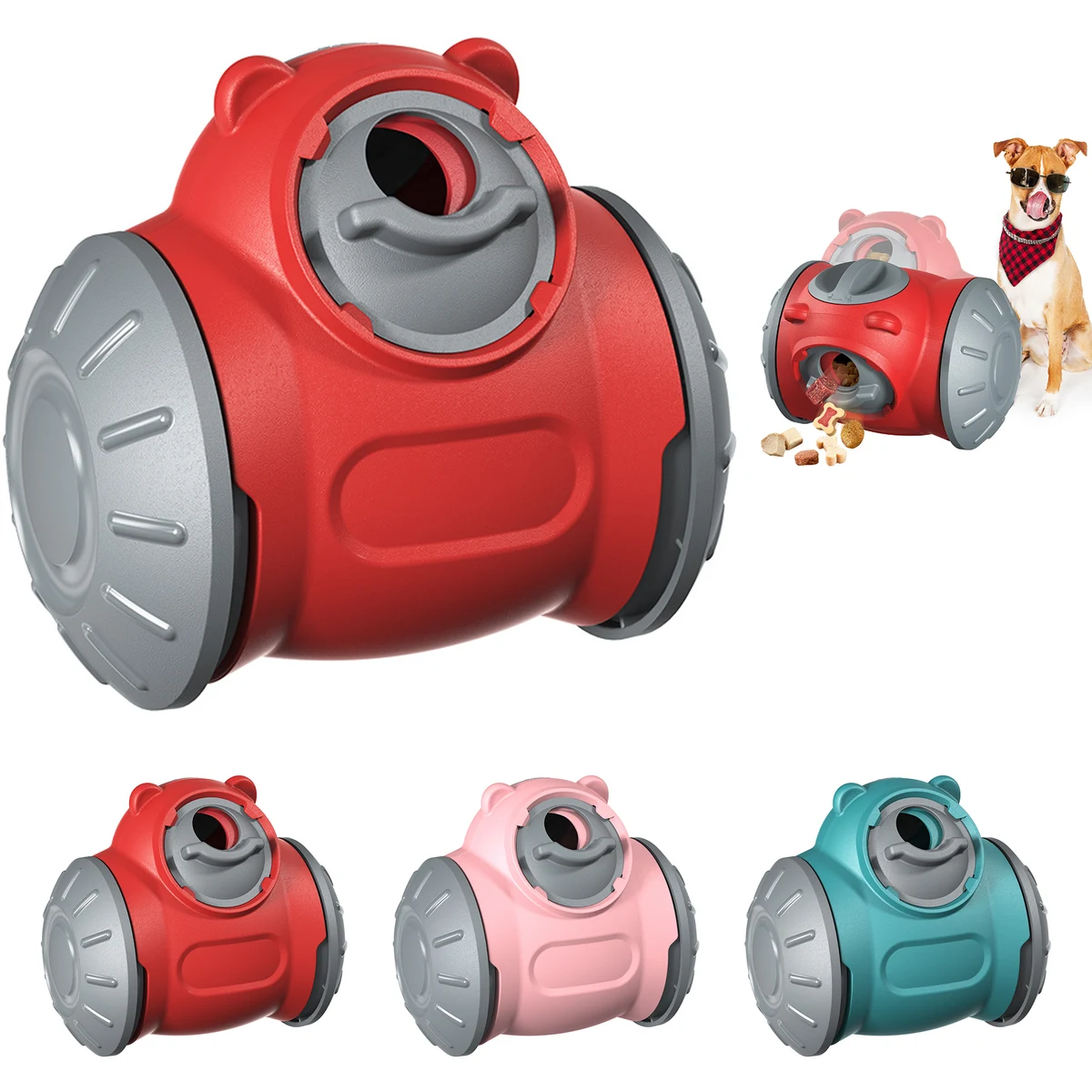 Interactive Dog Toy Food Dispensing Feeder 1